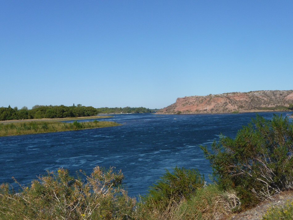 Rio Negro depuis l'Isla Jordan